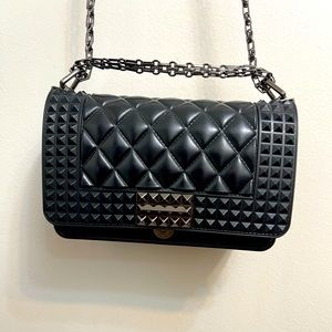 stylish mini black hand purse. Brand: UNKNOWN.